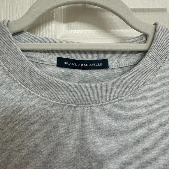 NWT!! Brandy Melville Gray Sweater - Picture 2 of 3